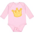 thumbnail image 3 of Inktastic Gold Crown Boys or Girls Long Sleeve Baby Bodysuit, 3 of 5