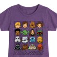 thumbnail image 3 of Star Wars - Yoda and Friends Face Grid - Toddler And Youth Girls Fitted Short Sleeve Tee, 3 of 5