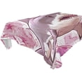 thumbnail image 4 of YAZAOO Square Tablecloth Pink Sharks Pattern Tableclothes, 4 of 9