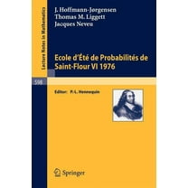 Ecole d'Ete de Probabilites de Saint-Flour VI, 1976, (Paperback)
