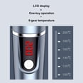 thumbnail image 3 of Hair Straightener Comb Creative LED Display Beard Brush Beard Straightener, 3 of 10