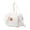 Nre--White, variant on Nylon Cute Bunny Decor Crossbody/Handbag 鈥?Multifunctional Diaper Bag for Travel, Daily Use & Outdoor