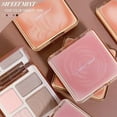 thumbnail image 4 of Sweet Mint Four-Color Contour Palette, Highlight And Contouring, Students Multi-Functional, 4 of 8