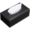 thumbnail image 2 of 3X Leather Tissue Box Cover, Face Tissue Box, Modern Napkin Storage Box, Car Towel Box, Car PU Leather Drawer, 2 of 7