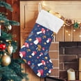 thumbnail image 5 of Coolnut Red Mushrooms Vegetables Christmas Stockings Christmas Presonalized Large Stocking Sock, Set of 1 Xmas Party Winter Decor Candy Bag Family Holiday Gift, 17.7 Inch, 5 of 7