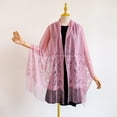thumbnail image 4 of Shawls and Wraps for Evening Dresses, Lace Mesh Fringe Scarves with Tassels for Women Wedding Formal Party, 4 of 4