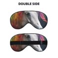 thumbnail image 2 of Uemuo Colorful Haired White Horse Pattern Sleep Eye Mask - Light Blocking Sleep Mask Blocking Out Light Perfectly, Soft and Comfortable Night Eye Mask, Eye Blinder, 2 of 7