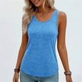 thumbnail image 4 of Hilenly Women's Workout Tops Athletic Mesh Racerback Tank Tops Sleeveless Loose Fit Yoga Running Gym Shirts, 4 of 9