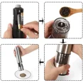 thumbnail image 4 of Electric Salt Black Pepper Grinder Mill Battery - Stainless Steel Salt and Pepper Grinder Sets -  Adjustable Powered Automatic Pepper Mill, 4 of 12