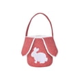 thumbnail image 2 of DwellJoy Corduroy Bunny Tote Bag Easter Basket for Egg Candy Storage, Spring Home Decor & Gift, 2 of 6