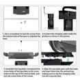 thumbnail image 3 of Soporte de Realidad Virtual para 3s, Accesorios para Gafas de Realidad Virtual y Controladores Táctiles para Quest3, Soporte de Pantalla Ajustable, Color Negro., 3 of 5