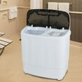 ZENY Mini Twin Tub Portable Compact Washing Machine Washer Spin Dry