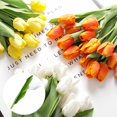 thumbnail image 1 of Single Branch Simulation Flower Easy Care Realistic No-fading No Withering Table Centerpiece Artificial Tulip for Wedding, 1 of 8