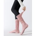 thumbnail image 6 of Yawlsow 3 Pairs Slouchy Socks with Grips for Women, Ruffle Non-Slip Yoga Socks for Pilates, Barre Workout, Hospital, 6 of 6