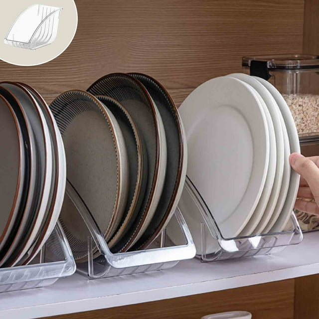 Organizador de Cocina Transparente de Pet con Bandeja y Soporte para Tapas | Estante de Almacenamiento En Capas para Encimeras de Armarios | Solución de Almacenamiento Multifuncional Que Ahorra Espac