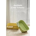 thumbnail image 2 of Jumbo Anti Splash Cat Litter Box Semi Covered Pet Toilet for Large Cats Extra Wide, 2 of 9