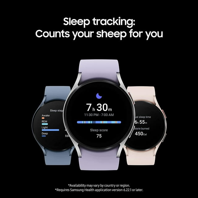 Samsung Galaxy Watch 5 [2022] Latin Specs (40mm) Bluetooth Aluminum Case BioActive Sensor Sleep Tracking Heart (40mm, Gray/Graphite + 15W Wall Charger)