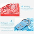 thumbnail image 5 of ievspot 1 Pcs Pet Saliva Towel Ethnic Style Print Triangle Neckerchief Bib Fabric Adjustable Bandana Collar for Puppy Dogs Cats Pet Accessories Gift, 5 of 7