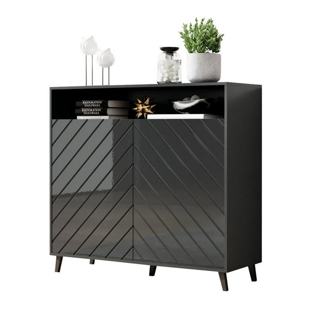 Paris Modern 48 Sideboard Gray, Modern Dining Room Sideboards And Buffets Paris