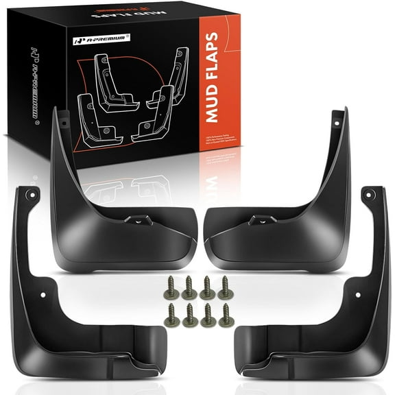 A-Premium Splash Guards Mud Flaps Mudguards Fender Compatible with Toyota Camry 2007-2011 Excluding SE Model Front and Rear 4-PC Set