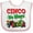 White and Pink, variant on Inktastic Cinco De Mayo Fiesta Party Boys or Girls Baby Bib
