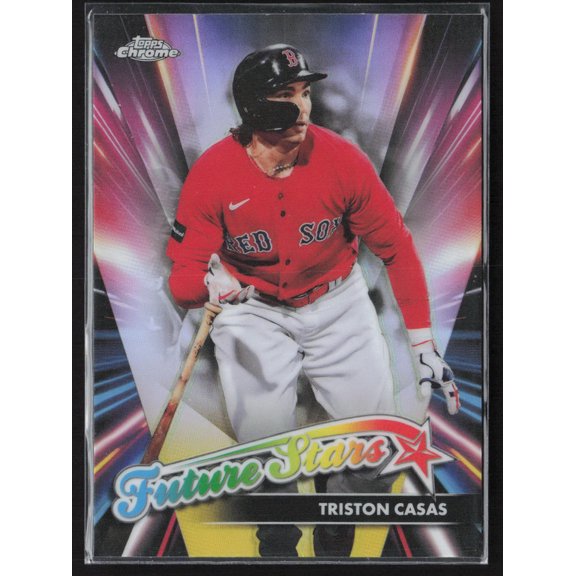 Collectible 2024 Topps Chrome Future Stars Triston Casas FS-17 Boston Red Sox Baseball Card Boston Red Sox MLB Baseball Trading Card