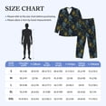 thumbnail image 4 of Fotbe Sunflowers Pattern Long Sleeve Pajama Set for Men,Sleepwear Set,2-piece Loungewear Set,Soft PJs Comfy Nightwear with Pockets-Large, 4 of 7