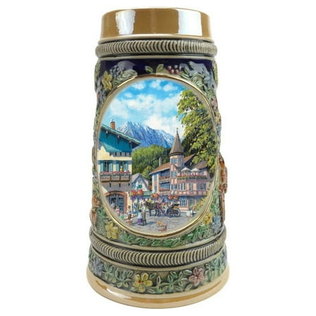 Oktoberfest Haus .55 Liter Summer in Germany Ceramic Beer Stein