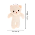 thumbnail image 3 of KAKOWELY Mini oso de peluche con colgante de oso de peluche, juguete de peluche para fiesta, 3 of 5