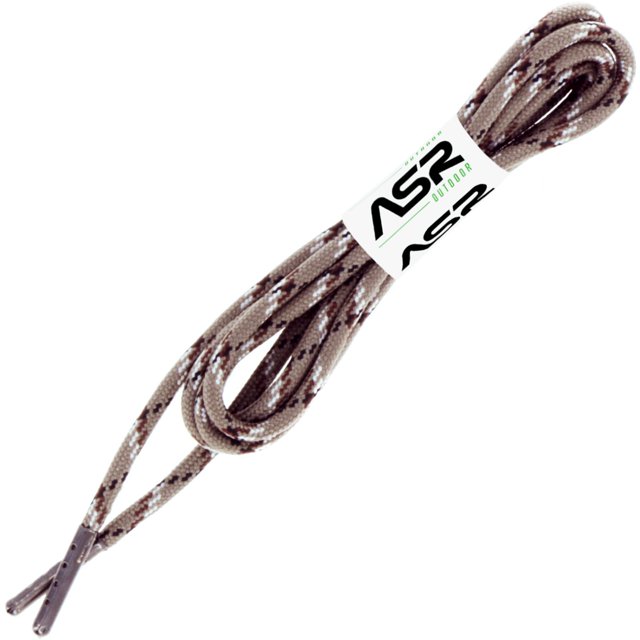 ASR Outdoor Lacets de Randonnée Paracorde 550, Lacets de Remplacement, Camouflage Désert 1 Paire