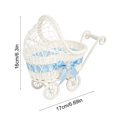 thumbnail image 5 of Wicker Stroller Basket, Doll Carriage Candy Basket, Candy Storage Party Decor, Multi Functional Storage Basket Cute Rural Decor For Weddings Party Festivals, for Candies, Fruits, and Flowers, 5 of 5