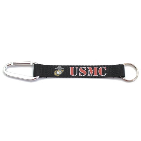 - United States Marines USMC Carabiner Lanyard Key Chain