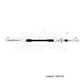 thumbnail image 2 of Cable Chicote Freno Trasero Derecho Compatible Con Mazda 323 1.6L 1988 1989 1990 1991 1992 1993 1994 1995 Tambor Nx Ns Hs He CAHSA Cable Chicote Acelerador, 2 of 6
