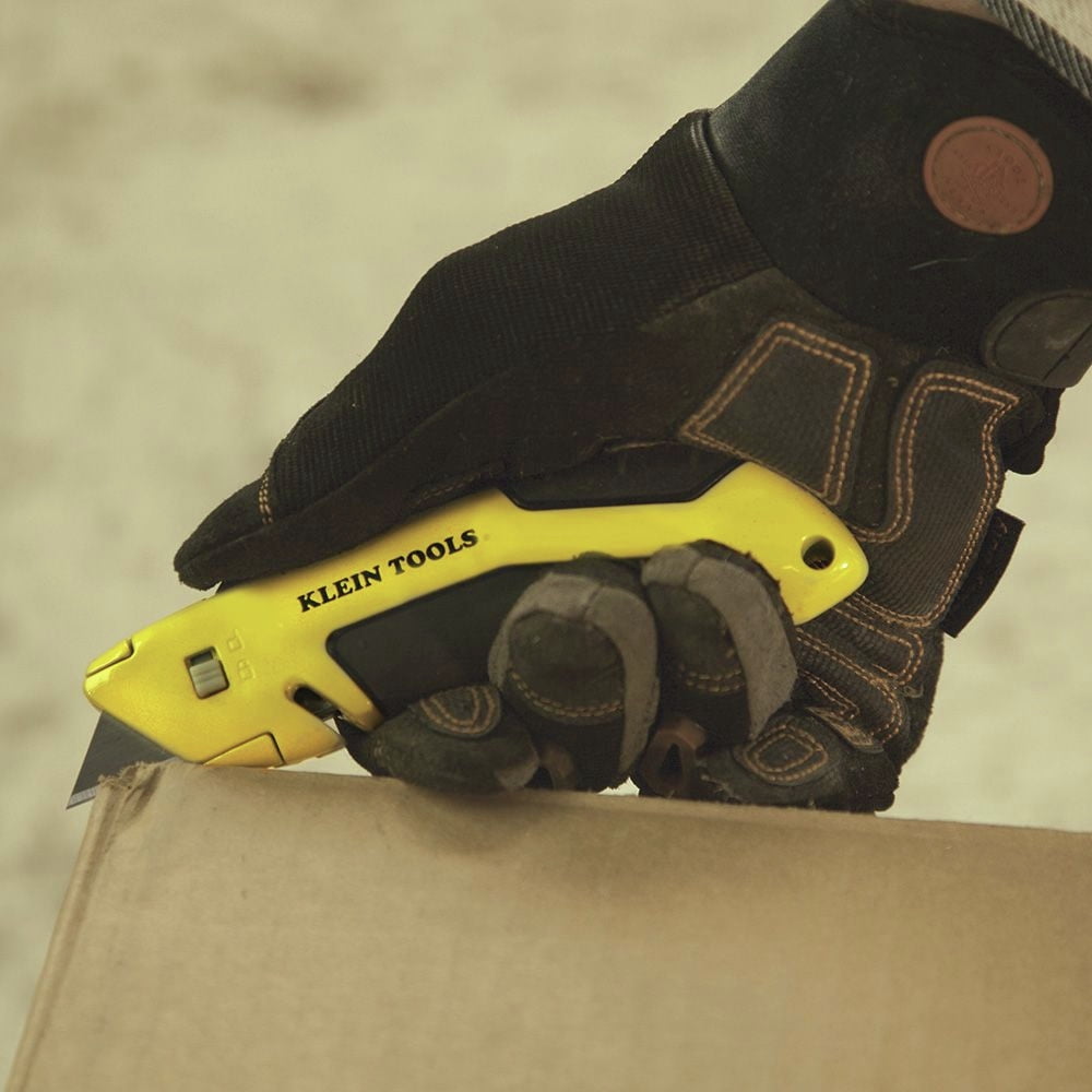 Klein Tools 44136 Self-Retracting Utility Knife - Yellow Handle