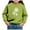 style-01 Green, variant on Gubotare Girls Sweatshirt Girls Crop Tops Sweatshirts Kids Cute Long Sleeve Fashion Pullover Shirt Size 5T 6T (Pink,5-6 Years)