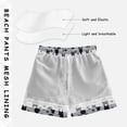 thumbnail image 2 of FORMRS Boys Swim Trunks Quick Dry Mesh Lining Beach Boardshorts, Sizes XS-XL, Cartoon Bear Paws Pattern, 2 of 5