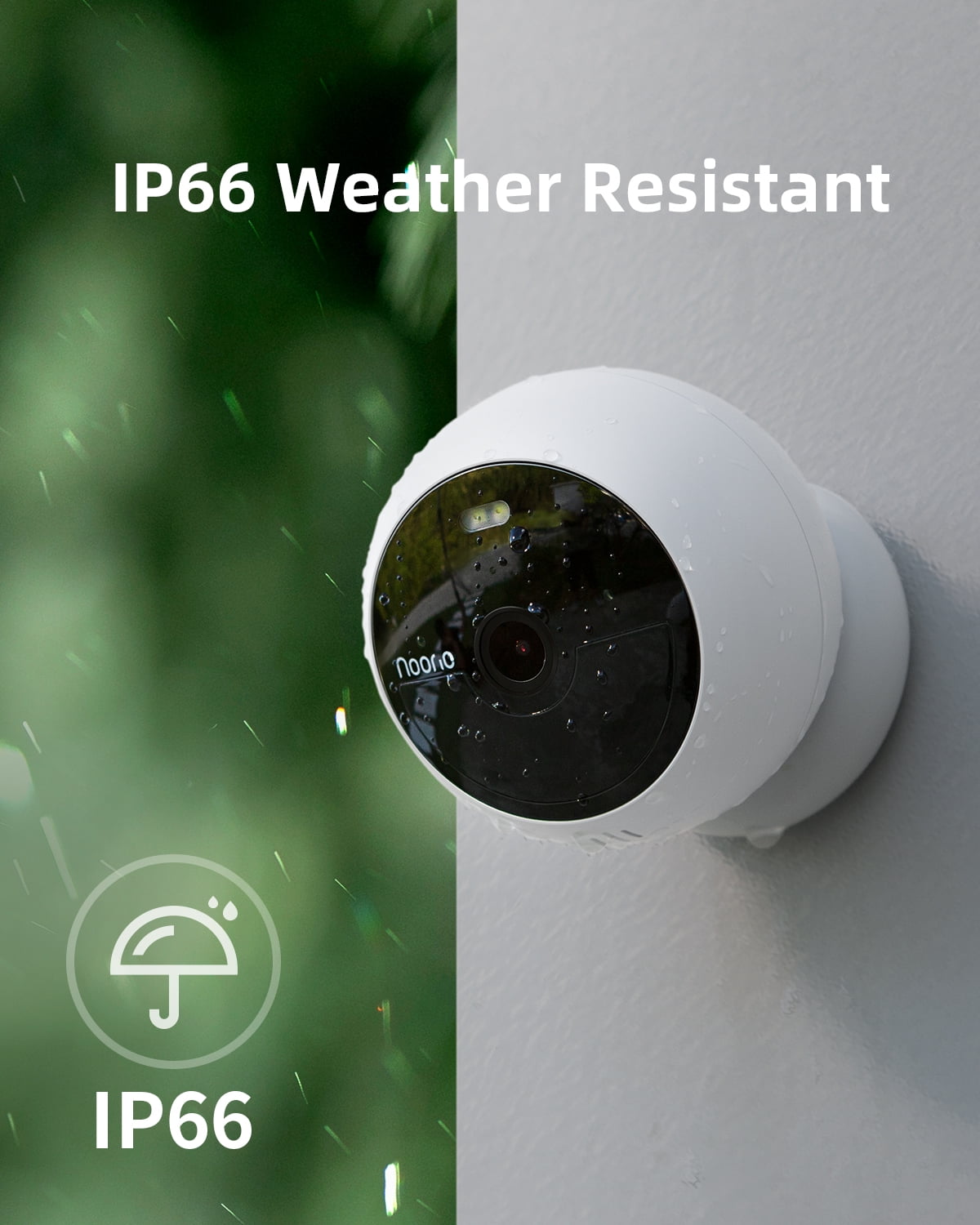 Noorio B200 2-Cam Kit with Hub, Wireless Security Camera System for Home, Indoor/Outdoor 1080p Cameras, Battery Powered, Motion Activated, Color Night : Noorio B200 2-Cam Kit with Hub, Wireless Security