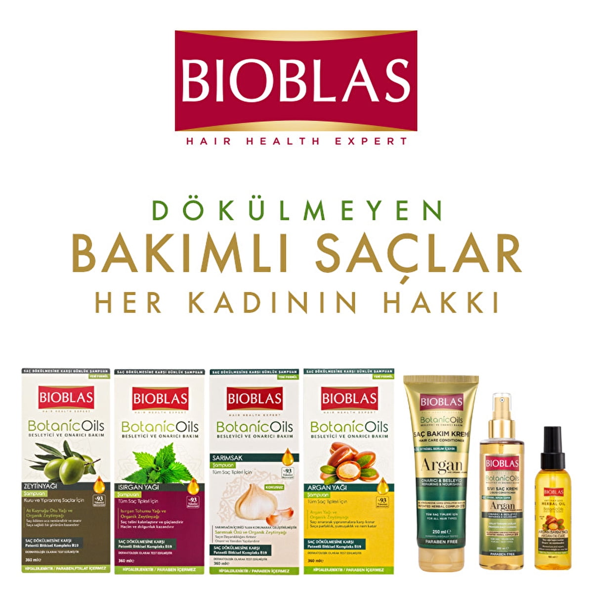 Bioblas Garlic Extract Effective Against Hair Loss Shampoo 360ml