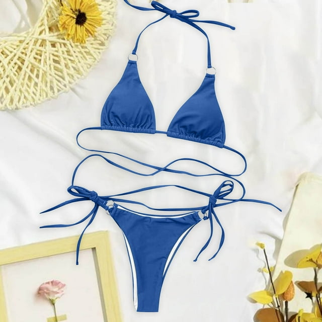 Traje de baño para mujer, moda, cómodo, bikini, traje de baño liso para mujer, bikinis, trajes de baño para mujer, conjuntos de bikini para mujer, trajes de baño bikini para mujer