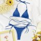 thumbnail image 1 of Traje de baño para mujer, moda, cómodo, bikini, traje de baño liso para mujer, bikinis, trajes de baño para mujer, conjuntos de bikini para mujer, trajes de baño bikini para mujer, 1 of 4