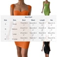 thumbnail image 3 of ClodeEU Women's Sleeveless Bodycon Mini Dress,Basic Solid Slim Fit Dress White,Women's Plus XL, 3 of 7