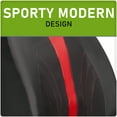 thumbnail image 5 of Auto Drive 2-Piece Black-Red Marlo Seat Covers, 5 of 9