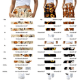 thumbnail image 2 of Orange Pajama Pants Women Wide Leg Halloween Sleepwear Home Wear S, 2 of 4