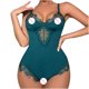 thumbnail image 4 of Body con estampado de leopardo y panel recortado de lencería erótica sólida para mujer Fridja nalpqowj41974, 4 of 8