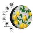 thumbnail image 4 of Goofa Lemon Seamless Pattern Oil Painting Effect Pattern Universal Tire Cover for Jeep, SUV, Truck, and Trailer – Waterproof, UV-Resistant,Easy to Install, Fits 14"-17" Tires-15 inch, 4 of 6