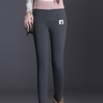 thumbnail image 2 of jsaierl Leggings for Women Fleece Lined Stretchy Tights Winter Warm Plush Jeggings High Waist Thick Thermal Pants, 2 of 7