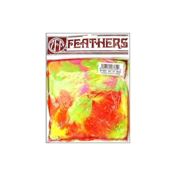 Zucker Feather Turkey Plumage .5oz Astd Fluorescnt