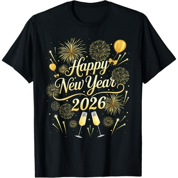 Happy New Year 2026 Funny New Years Eve Party Men Women T-Shirt TShirt