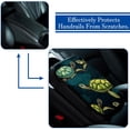 thumbnail image 5 of Turtle Premium 12.5x8.2 Inch Soft Comfortable Furry Printed Car Armrest Mat Cover Accessory, 5 of 6