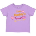 thumbnail image 3 of Inktastic I'm Daddy's Favorite with Arrow and Hearts in Pink Boys or Girls Toddler T-Shirt, 3 of 5